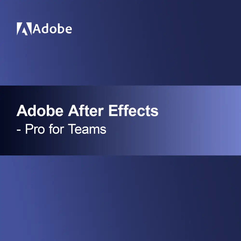 Adobe After Effects - Pro pour les équipes