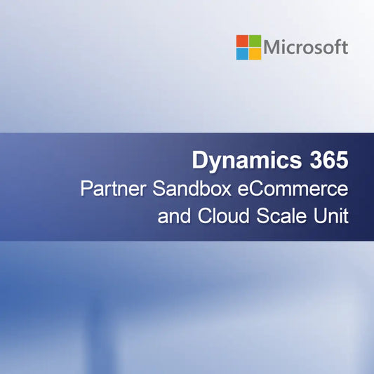 Unité d'échelle Cloud et eCommerce Sandbox Partenaire Dynamics 365