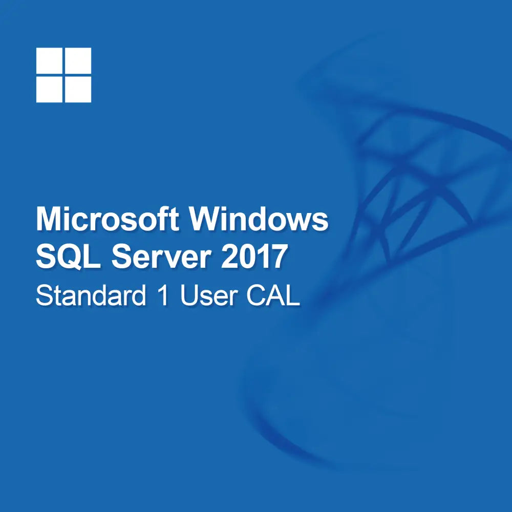 Microsoft SQL Server 2017 Standard, 1 CAL utilisateur