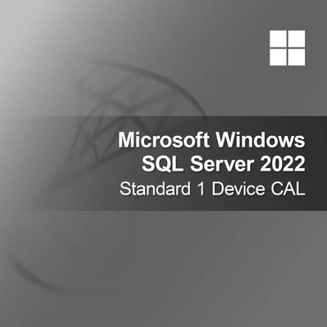 Microsoft SQL Server 2022 Standard 1 licence d'accès client par appareil