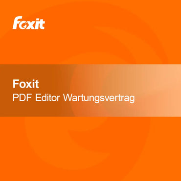 Foxit PDF Editor + pogodba o vzdrževanju