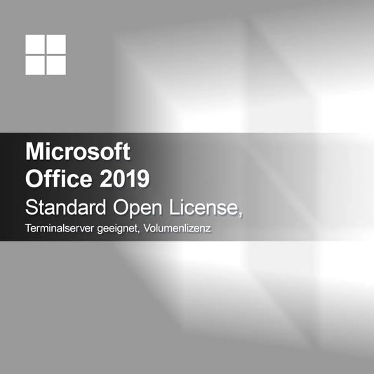 Microsoft Office 2019 Standard Open License, primeren za terminalski strežnik, volumen licenca