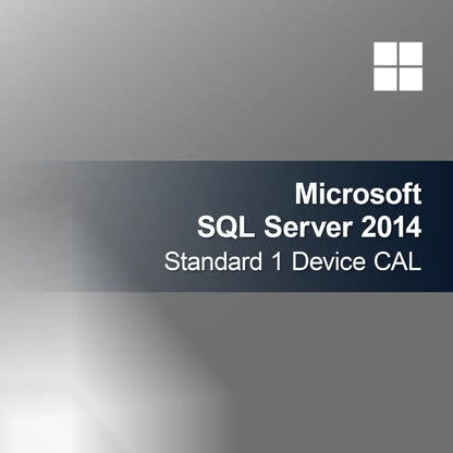Microsoft SQL Server 2014 Standard 1 licence d'accès client par appareil