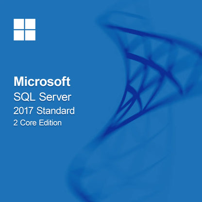 Microsoft SQL Server 2017 Standard, Édition 2 Cœurs